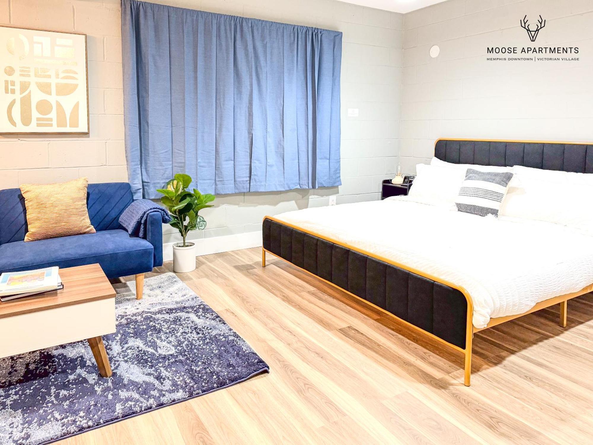The Moose #12 - Brand New Modern Luxe Loft With Free Parking, King Bed & Fast Wifi Daire Memphis Dış mekan fotoğraf