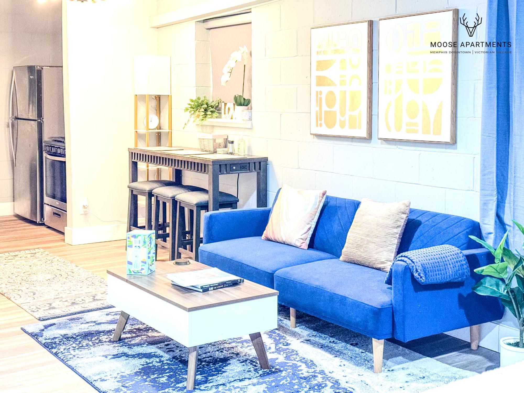 The Moose #12 - Brand New Modern Luxe Loft With Free Parking, King Bed & Fast Wifi Daire Memphis Dış mekan fotoğraf